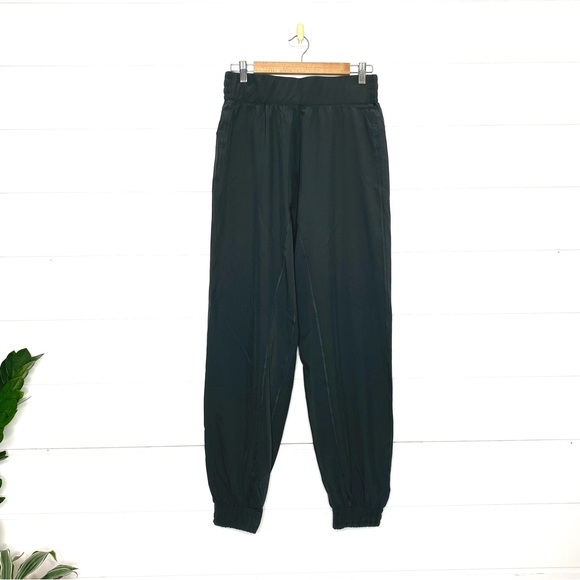 Halara NWT High Waisted Elastic Waistband Hiking Joggers Slate Blue Size XL - Picture 2 of 12